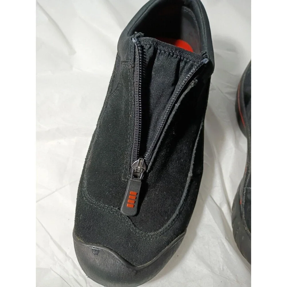 Lands' End Women’s Size 6.5B Suede Zipper Casual Outdoor Shoes Stretch Walking